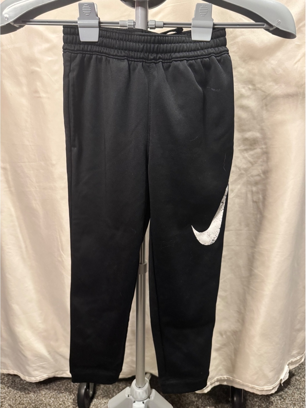 Nike Dri-FIT Black Athletic Pants for Kids Size 7L